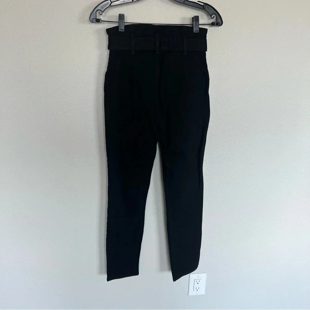 NWOT Reformation Yasmin High Waist Skinny Jeans Black Belted Denim Women’s 26